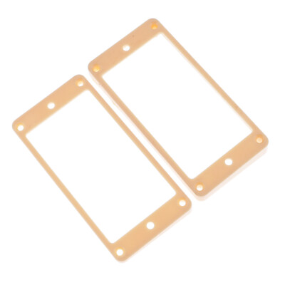 2 Stück Humbucker Pickups Rahmen Montagering für LP E Gitarre Creme