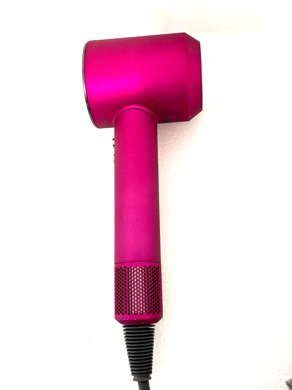 Dyson Supersonic Hair Dryer HD01 Fuchsia/Nickel and Concentrator (USED)