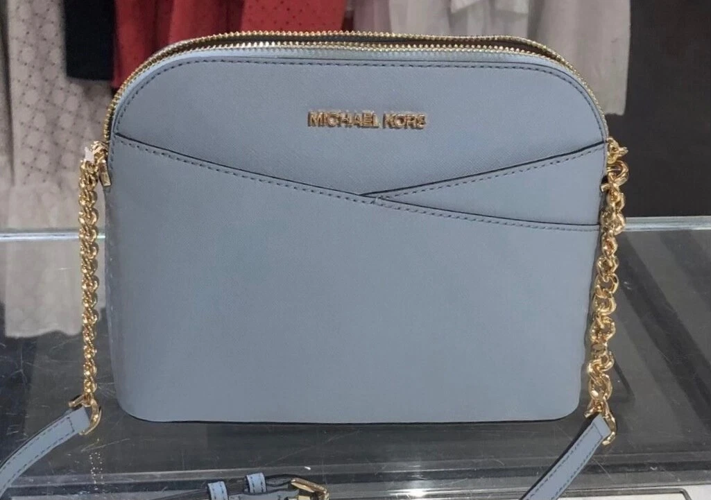 Michael Kors Jet Set Travel Large Crossbody Bag- Pale Blue