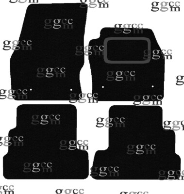 FITS FORD KUGA 2015 TO 2019 TAILORED BLACK CARPET CAR FLOOR MATS SET (4 CLIPS)