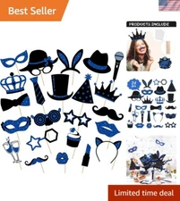 DIY Fun with 24 Paper Photo Booth Props - Perfect for Any Celebration