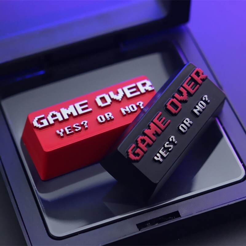 GAMEOVER Enter Keycap Zinc Alloy Key cap For CHERRY MX Mechanical Keyboard