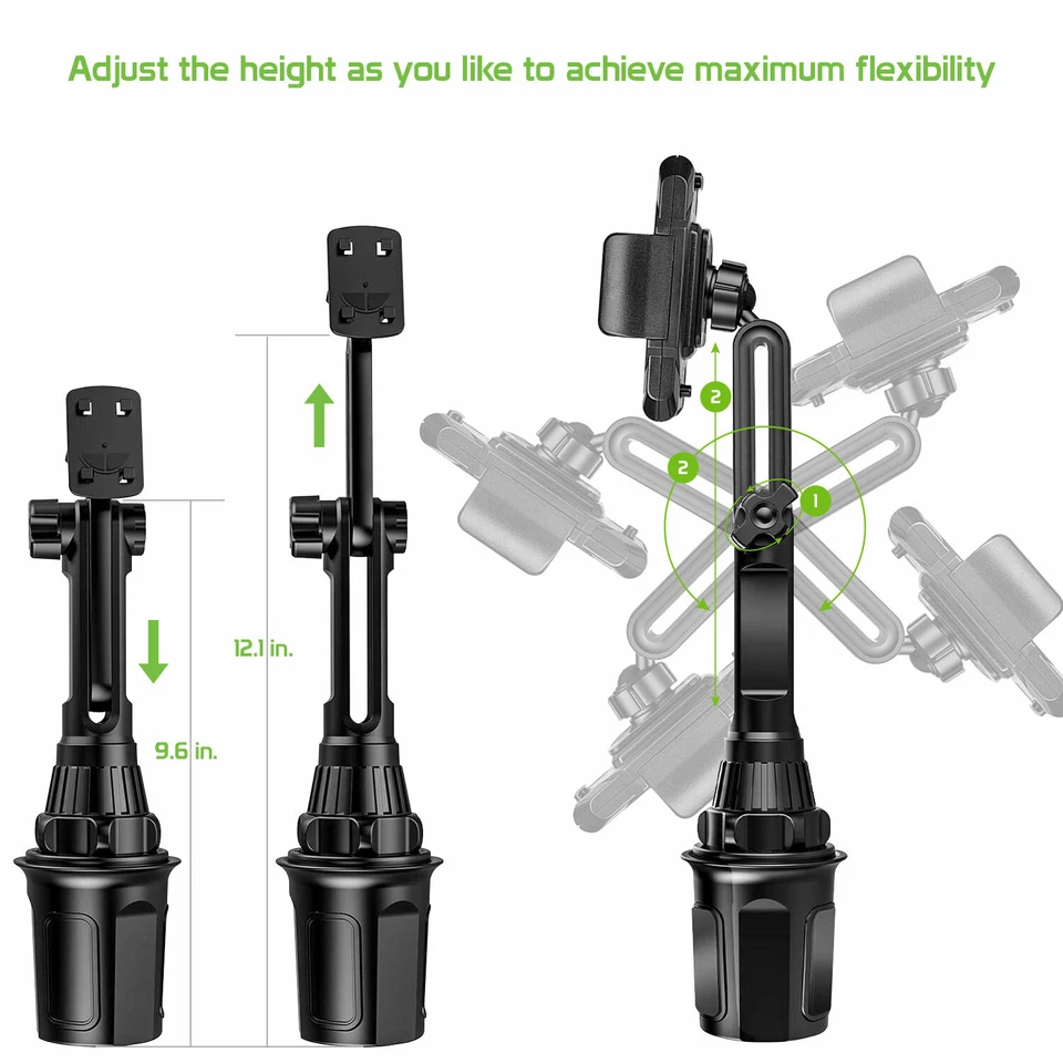 Cellet Car Cup Holder Phone Mount for Cell Phone Compatible with Apple & Samsung - Image 4 of 4