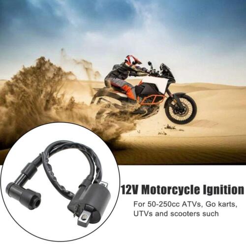 Black Motorcycle Ignition Coil ATV Beach Car Off-Road Motorcycle Ignition D3P7 - Picture 7 of 13