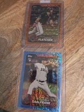 2024 Topps Series 2 Andrew Saalfrank RC Blue /999 Plus Dominic Fletcher  /299 