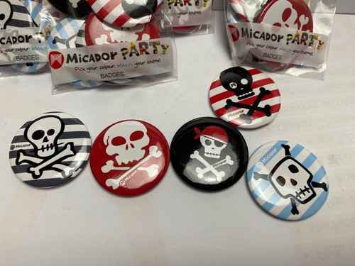CHILDRENS PARTY FAVOURS, BADGES, PIRATE, FAIRY, DINOSUARS - Picture 5 of 16