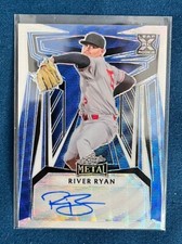 2023 River Ryan Leaf Metal Blue Wave XRC Auto 5/8 SSP #BA-RR1 Dodgers MINT