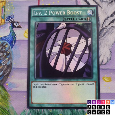 Lev. 2 Power Boost ANIME EFFECT HOLO card