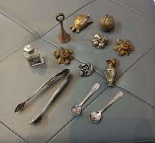 Piccolissimi oggetti antichi in Ottone e Silver Plated