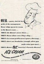 VTG 1947 Print Ad International Association of Ice Cream Barr Building WA DC