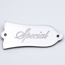 2 Hole Stainless Steel Bell Shaped Guitar Truss Rod Cover "Special" fit LP/SG