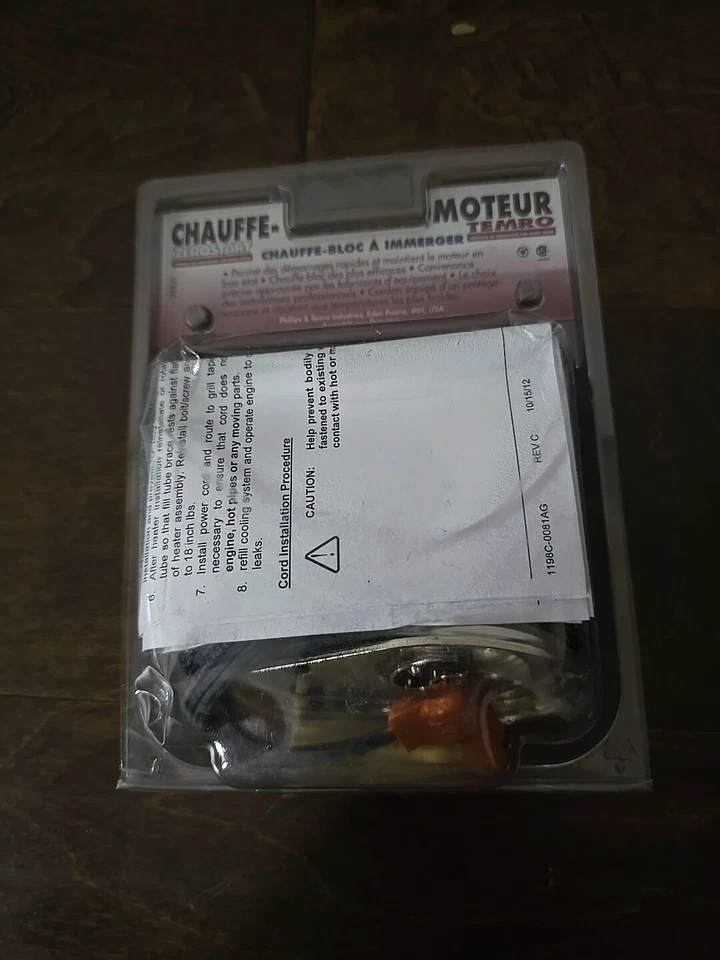 ZEROSTART / TEMRO 3100081 ENCHUFE CONGELADOR / CALENTADOR DE INMERSIÓN Foto 4 de 4