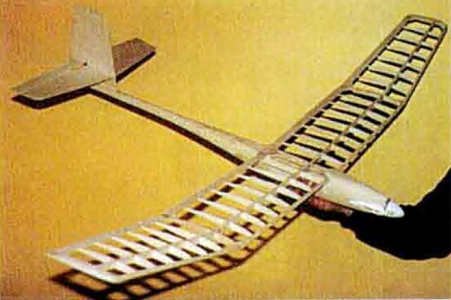 Bitxo 3ch Electric Glider 60" Wingspan RC Model Airplane Printed Plans Templates