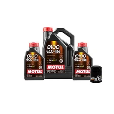7L Motul 8100 ECO-LITE 5W20 WIX XP Filter Engine Motor Oil Change Kit API SP