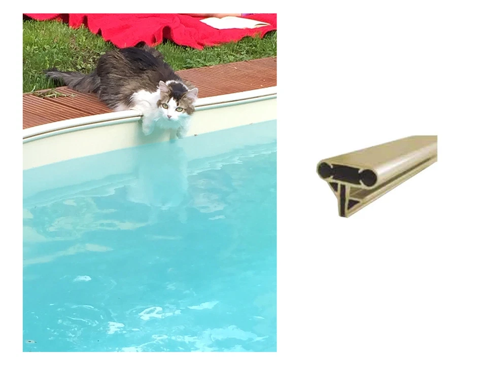 8 x 4 x 1,2m Ovalbecken Pool Swimmingpool Ovalformbecken Schwimmbecken Sand - Bild 2 von 2