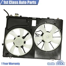Radiator And Condenser Fan Assembly For Toyota Sienna 2006