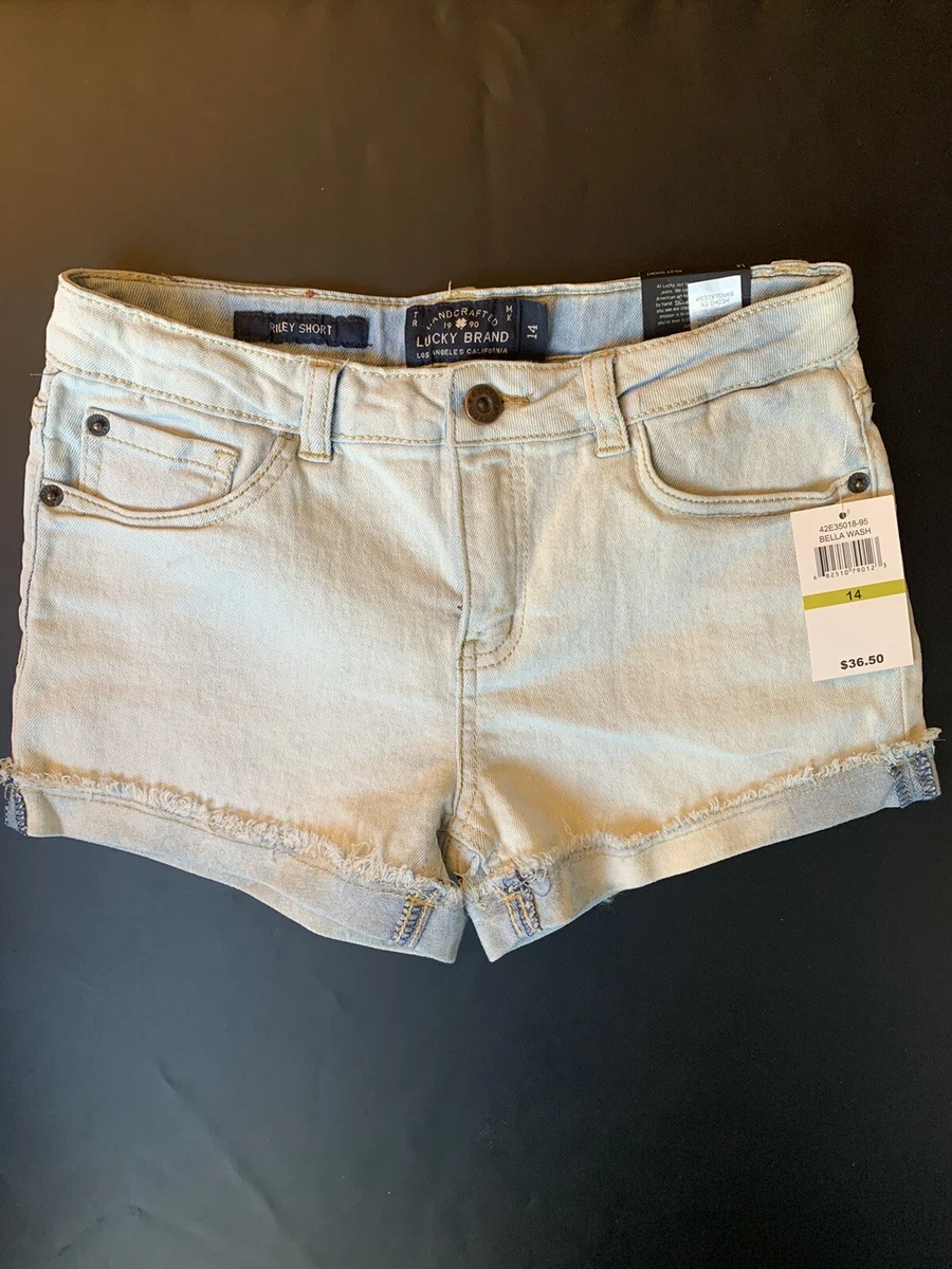 Lucky Brand Riley Shorts Young Women’s Size 14 Jr. Bella Wash Pockets Brand  New