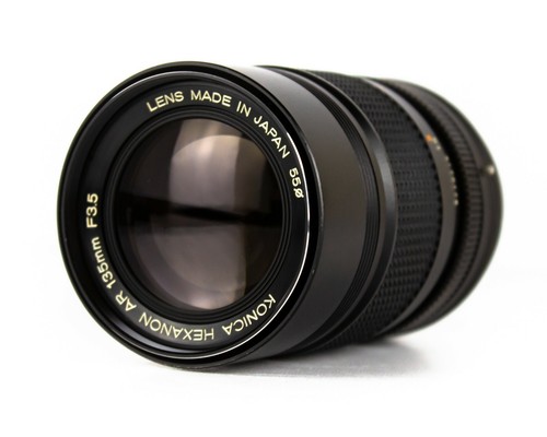 Lens KONICA HEXANON AR 135 mm F 3.5 Fotga Konica-Nex Made in Japan - Picture 2 of 7