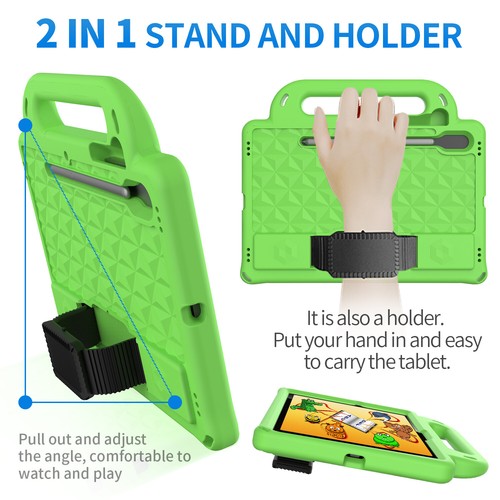 For Samsung Galaxy Tab A 8.0"/A7 Lite 8.7" Kids Shockproof EVA Stand Tablet Case - Picture 10 of 52