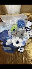 Whale Theme Baby Shower Gift Basket for Boy