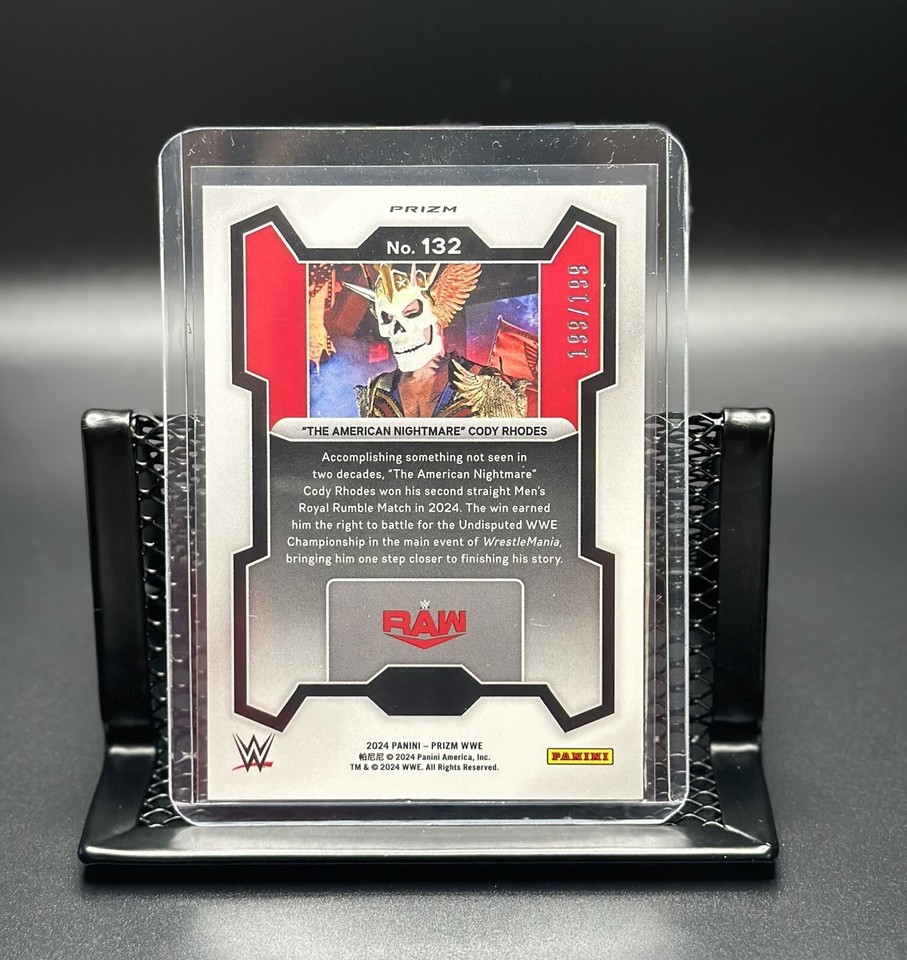 2024 Panini Prizm WWE PREMIUM BOX SET PANDORA CODY RHODES 199/199