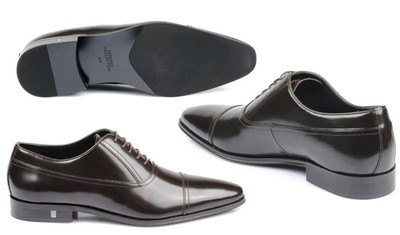 Versace Collection Men's Lace-Up Dress Shoes, Brown (size 12)