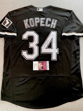 CHICAGO WHITE SOX- MICHAEL KOPECH AUTOGRAPH NIKE BLACK #34 JERSEY JSA AI81935