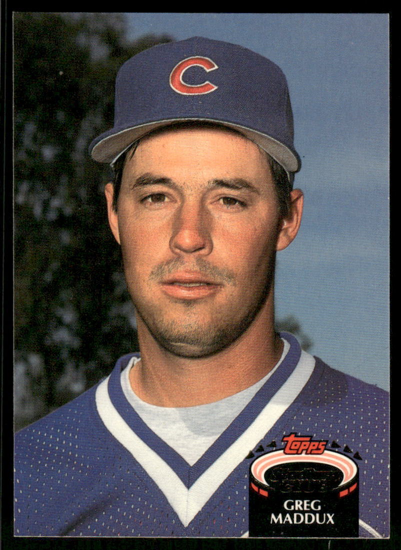 1992 Topps Stadium Club Greg Maddux #665 Chicago Cubs