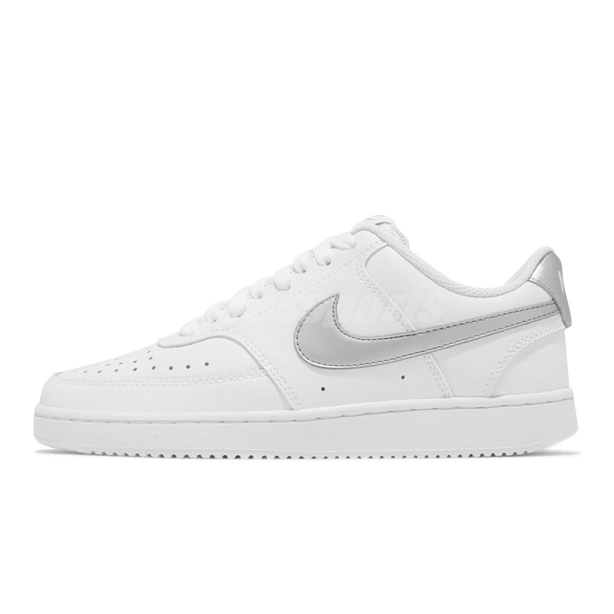 Nike Court Vision Low White/Iridescent/Silver 関税送料込 Nike Wmns Court Vision Low White Silver Women Classic Casual