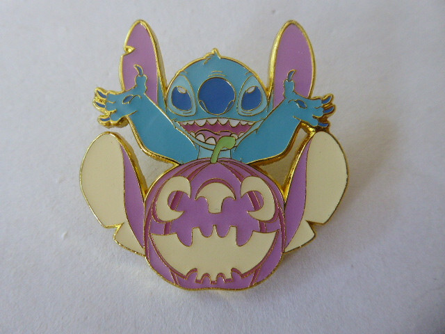 Disney Trading Pins Pumpkin Stitch Pastel