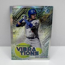 2022 Topps Bowman Baseball Diego Cartaya Virtuosic Vibrations Insert VV-20