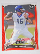 2023 LEAF DRAFT FOOTBALL RED MAX DUGGAN CARD #61