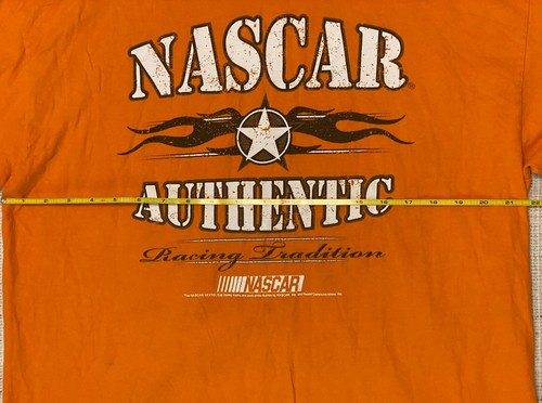 VTG NASCAR Authentic Racing Tradition Men's XL Alstyle Orange Long Sleeve Shirt - Picture 5 of 5