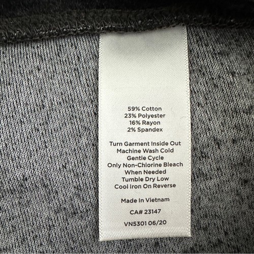 Nuovi leggings Talbots grigio antracite morbidi e sfocati orlo a tulipano taglia media $69 nuovi con etichette - Foto 4 di 9