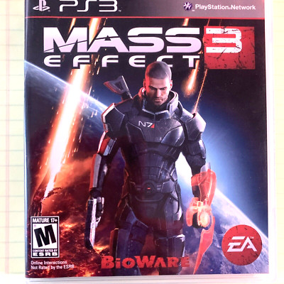 Mass Effect 3 For Playstation 3 excellent condition  PS3