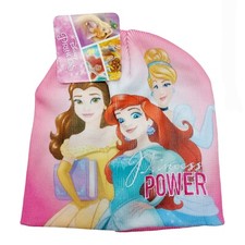 Disney Princess "PRINCESS POWER" Girls Hat  Gloves Set-Ages 4-8
