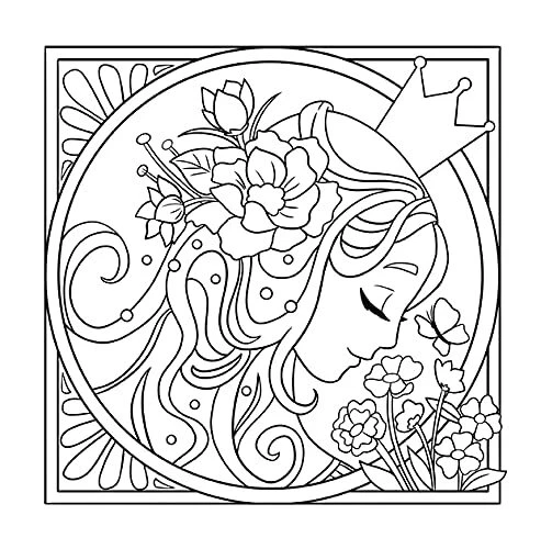 Princess Coloring Book For Kids Ages 4-8 9-12 13 Coloring Books for Kids - Picture 9 of 9