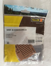 Faller H0 180909: 30 Eisenbahnschwellen, neu, OVP