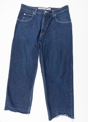 anchor blue 00s 極太 buggy pants W42 Vintage Anchor Blue Jeans