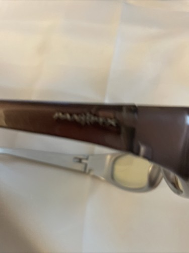 Panoptx Brown/ Silver Frame Light Yellow Lens-Unisex Sports Sunglasses - Picture 10 of 12