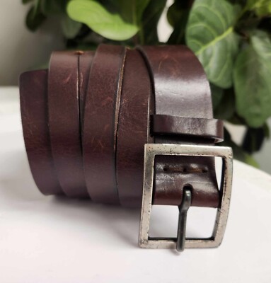 Banana Republic leather made in Italy belt Banana Republic Brown Leather Belt Size L Italian Leather  main image 2