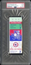 Pirates 5th World Series Title Clincher Ticket Stub PSA Willie Stargell MVP