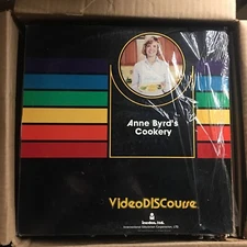 ANNE BYRD'S COOKERY 2-Laserdisc LD VERY GOOD CONDITION VERY RARE GREAT VIDEO!