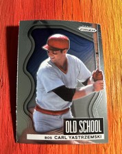 2022 Panini Prizm Carl Yastrzemski #OS-8 Old School Insert Boston Red Sox