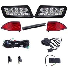 Club Car Tempo LED Light Kit -Street Legal With High Low Beam (12V-48V)