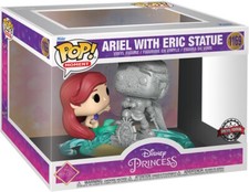 Princesa Disney - Ariel con Estatua Eric 1169 Edición Especial - Funko Moments Po