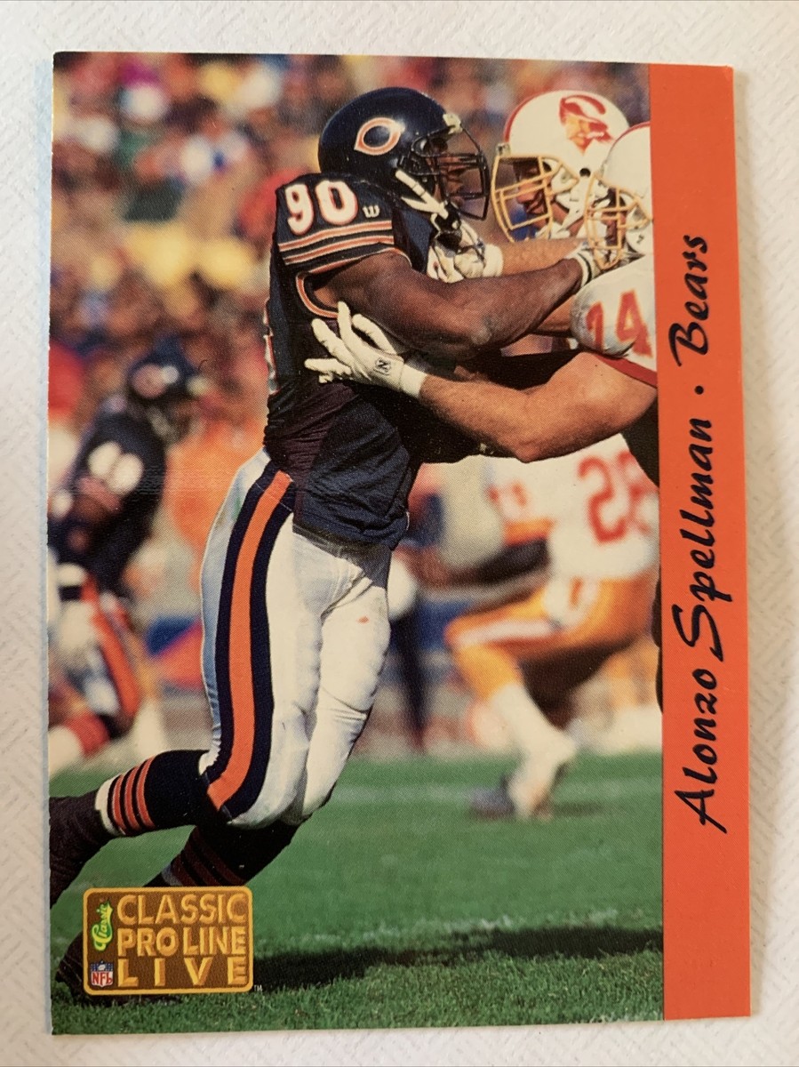 1993 Classic Pro Line Live Football Card #23 Alonzo Spellman