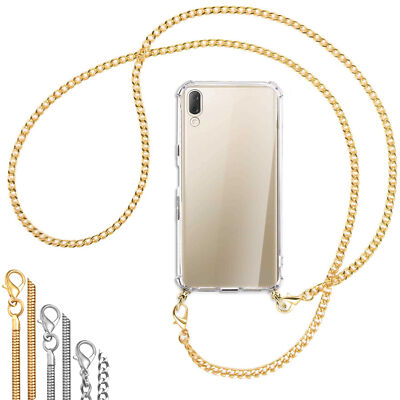 Handykette (Metallkette) für Sony Xperia L3 Umhängehülle mit Band Case