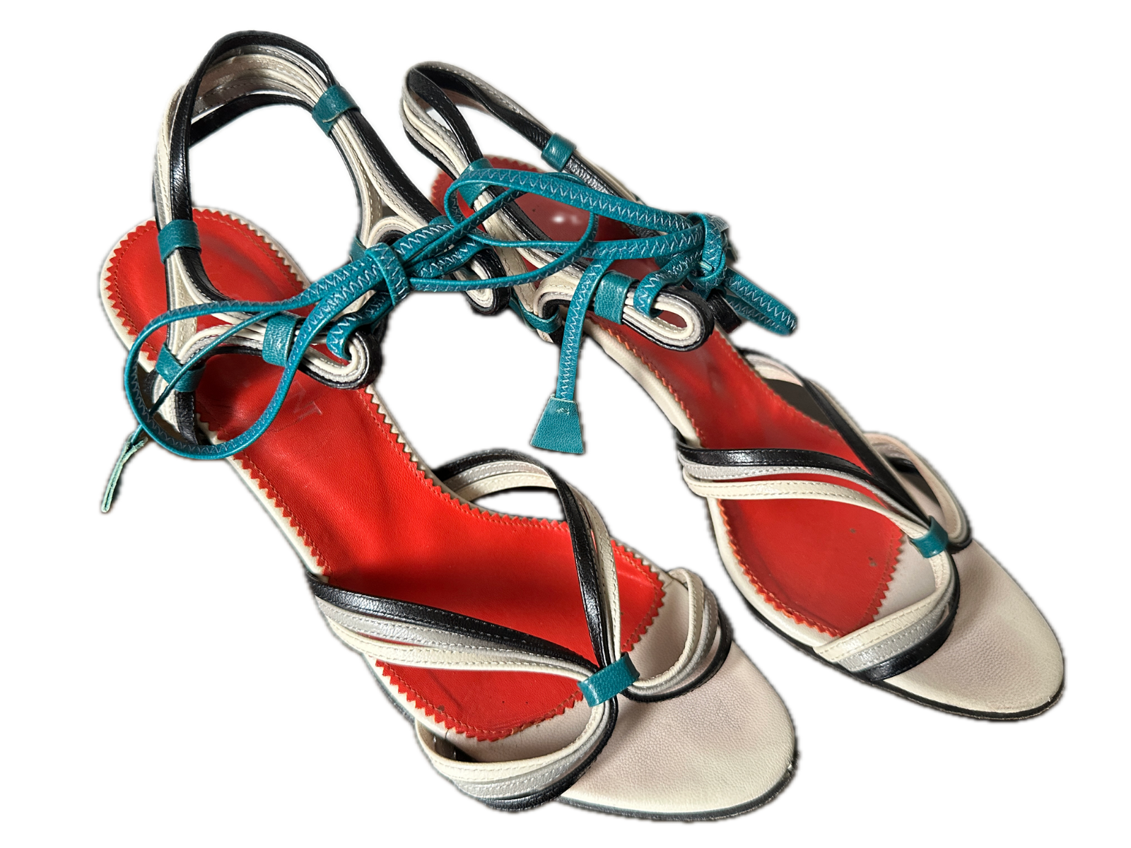 YSL Yves Saint Laurent Preloved scarpa donna tacco alto misura 38 5 vintage tacco