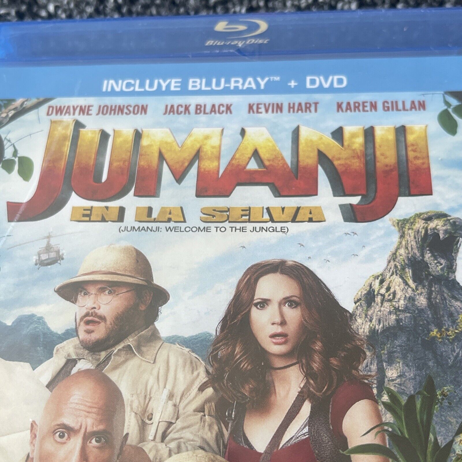 Jumanji En La Selva Blue Ray Spanish translation DVD